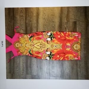 Ted Baker Size 1 Valeena Paisley Toucan Print Dress